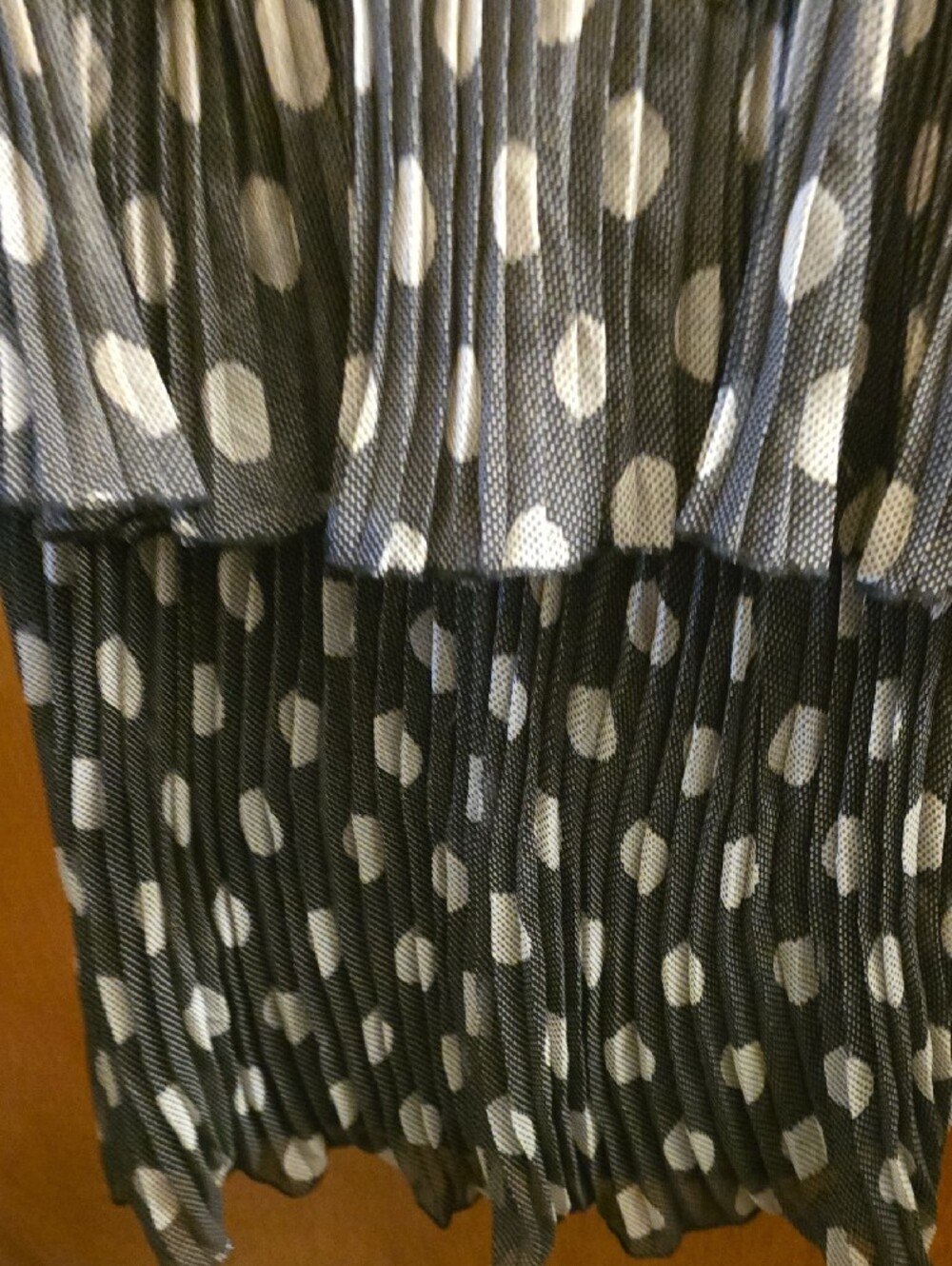 Vanity Black & White Polka Dot Layered Camisole - Picture 3 of 4